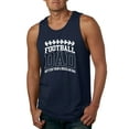 thumbnail image 1 of Wild Bobby, Football Dad Better Than a Regular Dad Father's Day Mens Tank Top, Navy, Medium, 1 of 6