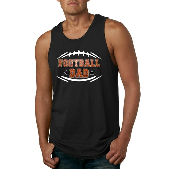 Wild Bobby, Football Dad, Sports, Men Graphic Tank Top, Black, Small