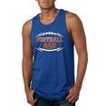 thumbnail image 1 of Wild Bobby, Football Dad, Sports, Men Graphic Tank Top, Royal, X-Large, 1 of 4
