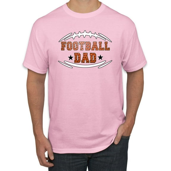 Wild Bobby, Football Dad, Sports, Men Graphic Tee, Light Pink, 4X-Large