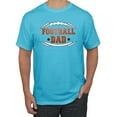 thumbnail image 1 of Wild Bobby, Football Dad, Sports, Men Graphic Tee, Light Turquoise, Small, 1 of 4