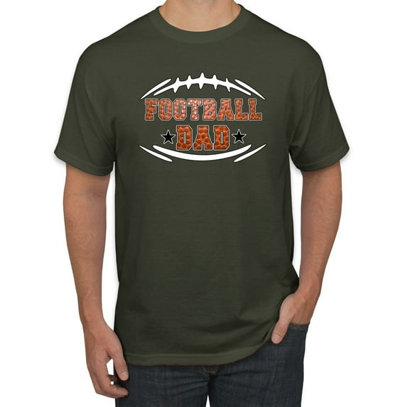 Wild Bobby, Football Dad, Sports, Men Graphic Tee, Military Green, Small