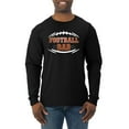 thumbnail image 1 of Wild Bobby, Football Dad, Sports, Men Long Sleeve Shirt, Black, Small, 1 of 4