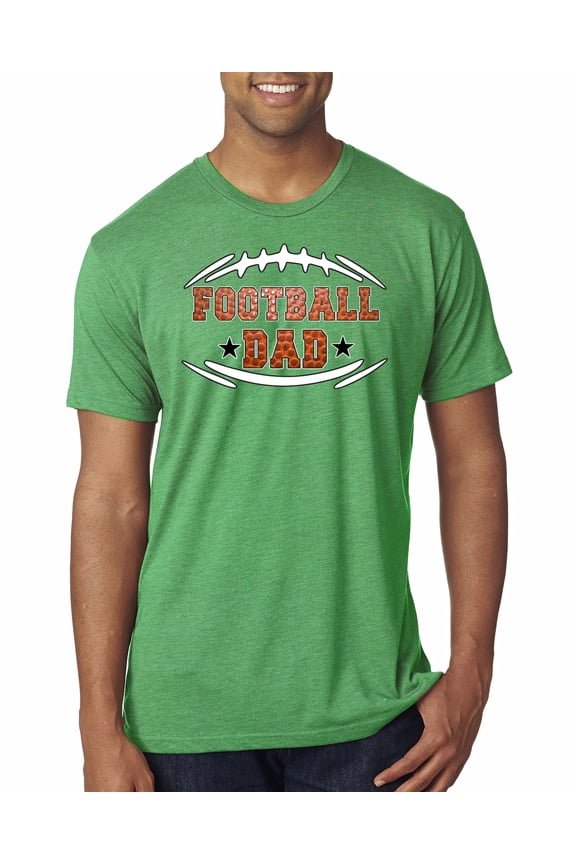 , Football Dad, Sports, Men Premium Tri Blend Tee, Envy, Medium