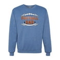 thumbnail image 1 of Wild Bobby, Football Dad, Sports, Unisex Crewneck Graphic Sweatshirt, Vintage Heather Blue, X-Large, 1 of 4