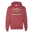 thumbnail image 1 of Wild Bobby, Football Dad, Sports, Unisex Graphic Hoodie Sweatshirt, Vintage Heather Red, X-Large, 1 of 4