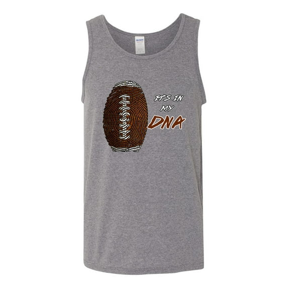 Wild Bobby Football Fingerprint It's in My DNA Sports Men Tank Top