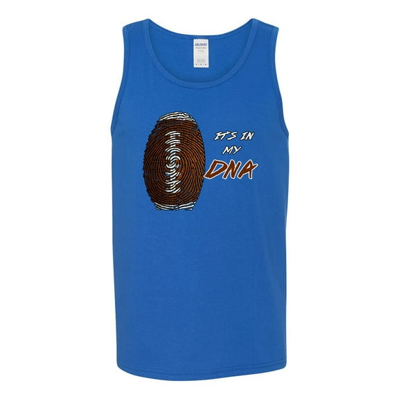 Wild Bobby Football Fingerprint It's in My DNA Sports Men Tank Top
