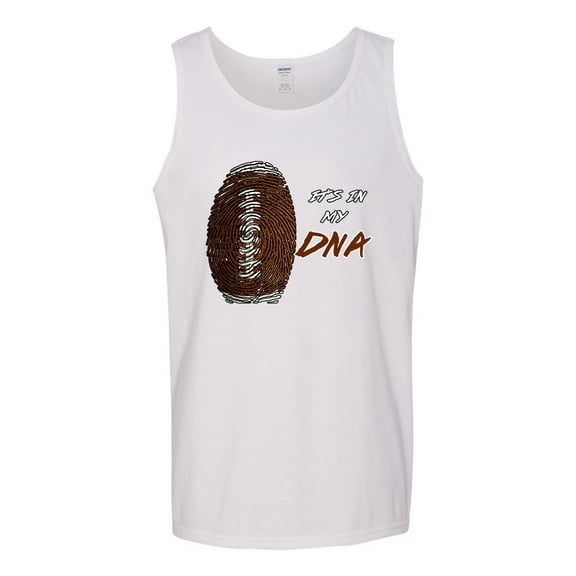 Wild Bobby Football Fingerprint It's in My DNA Sports Men Tank Top