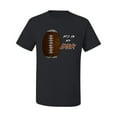 thumbnail image 1 of Wild Bobby, Football Fingerprint It's In My DNA, Sports, Men Graphic Tee, Black, Small, 1 of 6
