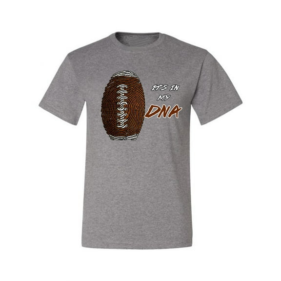 Wild Bobby Football Fingerprint It's in My DNA Sports Men Tee