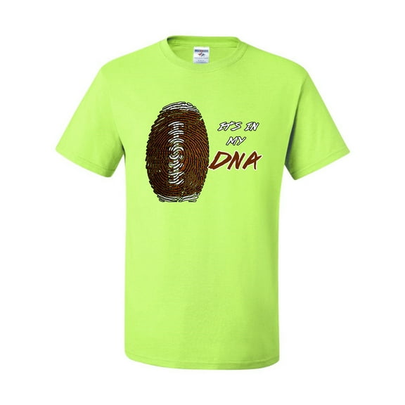 Wild Bobby Football Fingerprint It's in My DNA Sports Men Tee