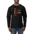 thumbnail image 1 of Wild Bobby Football Fingerprint It's in My DNA Sports Men Long Sleeve Shirt, 1 of 6
