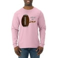 thumbnail image 1 of Wild Bobby Football Fingerprint It's in My DNA Sports Men Long Sleeve Shirt, 1 of 6