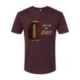 thumbnail image 1 of Wild Bobby Football Fingerprint It's in My DNA Sports Men Premium Tri Blend Tee, 1 of 6