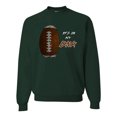 thumbnail image 1 of Wild Bobby Football Fingerprint It's in My DNA Sports Unisex Crewneck Sweatshirt, 1 of 6