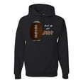 thumbnail image 1 of Wild Bobby Football Fingerprint It's in My DNA Sports Unisex Hoodie Sweatshirt, 1 of 6