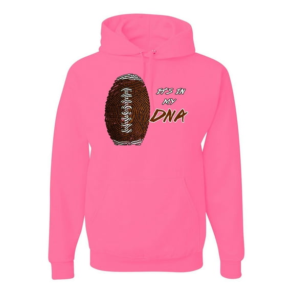 Wild Bobby Football Fingerprint It's in My DNA Sports Unisex Hoodie Sweatshirt