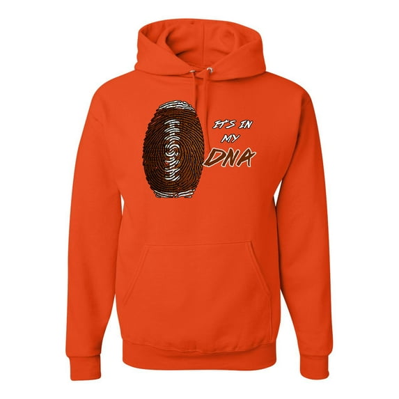 Wild Bobby Football Fingerprint It's in My DNA Sports Unisex Hoodie Sweatshirt