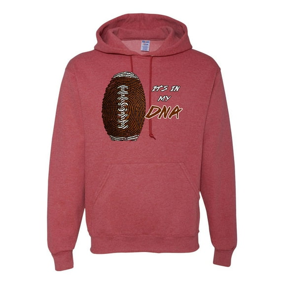 Wild Bobby Football Fingerprint It's in My DNA Sports Unisex Hoodie Sweatshirt