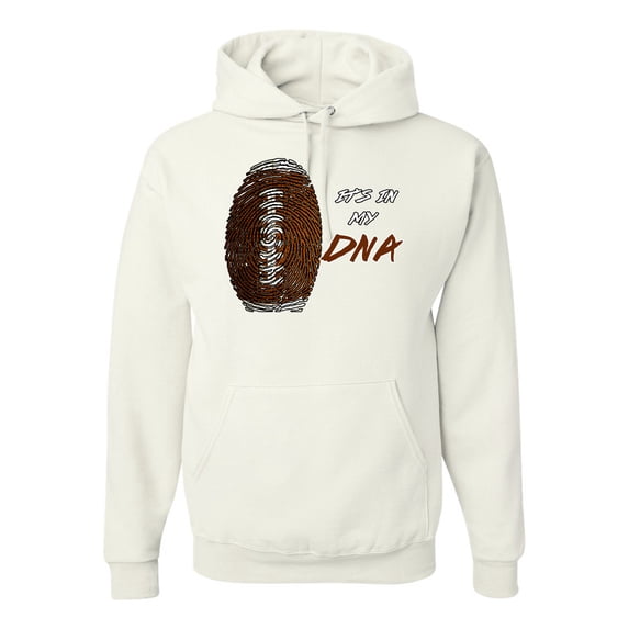 Wild Bobby Football Fingerprint It's in My DNA Sports Unisex Hoodie Sweatshirt