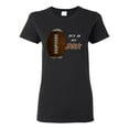 thumbnail image 1 of Wild Bobby Football Fingerprint It's in My DNA Sports Women Graphic Tee, 1 of 6