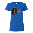 thumbnail image 1 of Wild Bobby Football Fingerprint It's in My DNA Sports Women Graphic Tee, 1 of 6