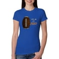 thumbnail image 1 of Wild Bobby Football Fingerprint It's in My DNA Sports Women Slim Fit Junior Tee, 1 of 6