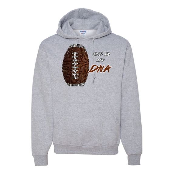 Wild Bobby Football Fingerprint It's in My DNA Sports Unisex Hoodie Sweatshirt