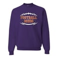 thumbnail image 1 of Wild Bobby, Football Mom, Sports, Unisex Crewneck Graphic Sweatshirt, Purple, Small, 1 of 4