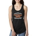 thumbnail image 1 of Wild Bobby, Football Mom, Sports, Women Racerback Tank Top, Black, Small, 1 of 4