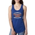 thumbnail image 1 of Wild Bobby, Football Mom, Sports, Women Racerback Tank Top, Royal, Medium, 1 of 4