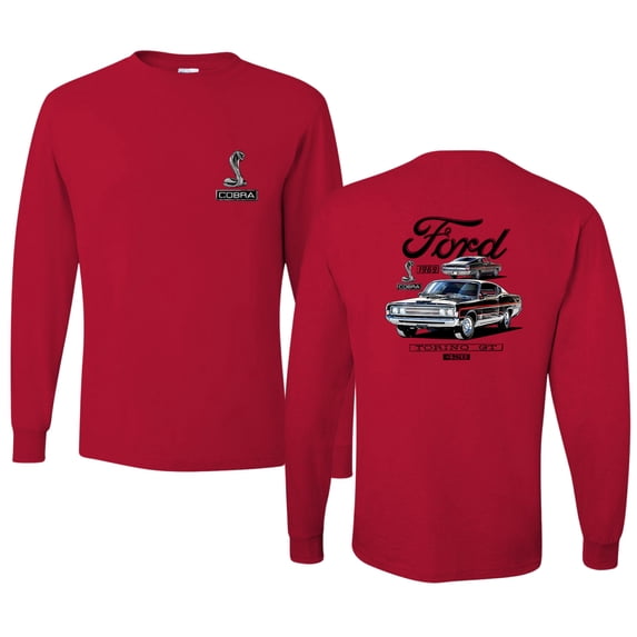 Wild Bobby Ford 1969 Torino GT 428 Classic Vintage Car Lover Men Long Sleeve Shirt