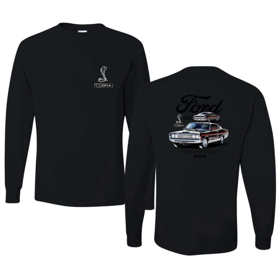 Wild Bobby Ford 1969 Torino GT 428 Classic Vintage Car Lover Men Long Sleeve Shirt