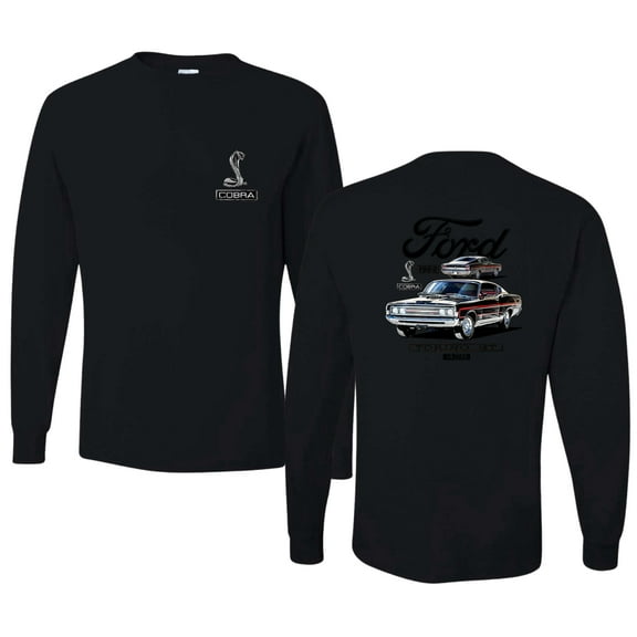 Wild Bobby Ford 1969 Torino GT 428 Classic Vintage Car Lover Men Long Sleeve Shirt