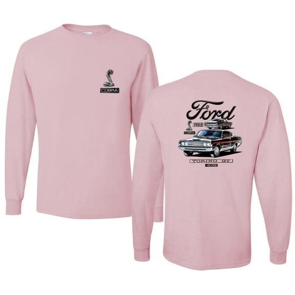Wild Bobby Ford 1969 Torino GT 428 Classic Vintage Car Lover Men Long Sleeve Shirt