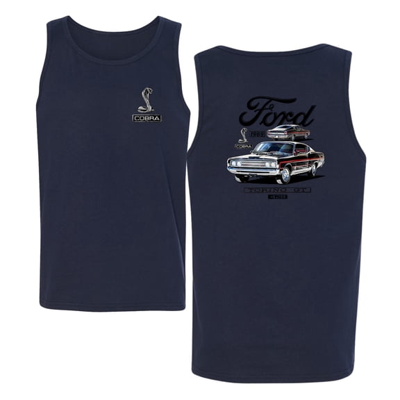 Wild Bobby Ford 1969 Torino GT 428 Classic Vintage Car Lover Men Tank Top