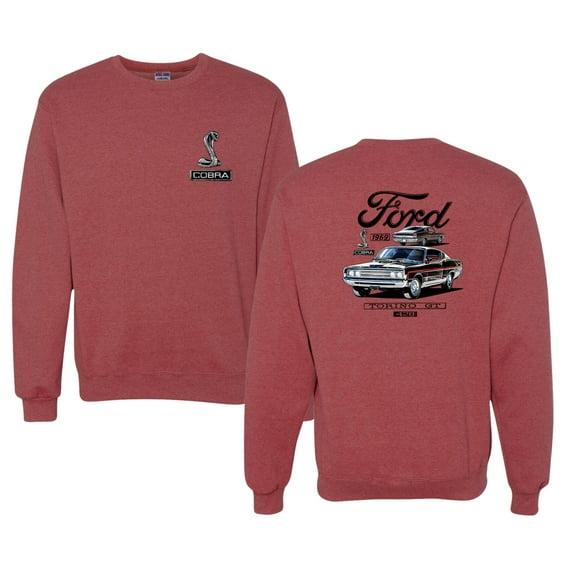 Wild Bobby Ford 1969 Torino GT 428 Classic Vintage Car Lover Unisex Crewneck Sweatshirt