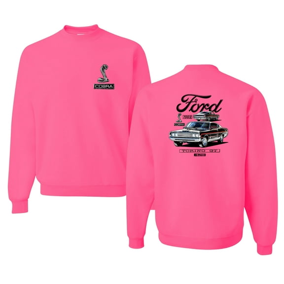 Wild Bobby Ford 1969 Torino GT 428 Classic Vintage Car Lover Unisex Crewneck Sweatshirt