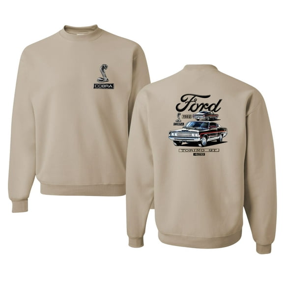 Wild Bobby Ford 1969 Torino GT 428 Classic Vintage Car Lover Unisex Crewneck Sweatshirt