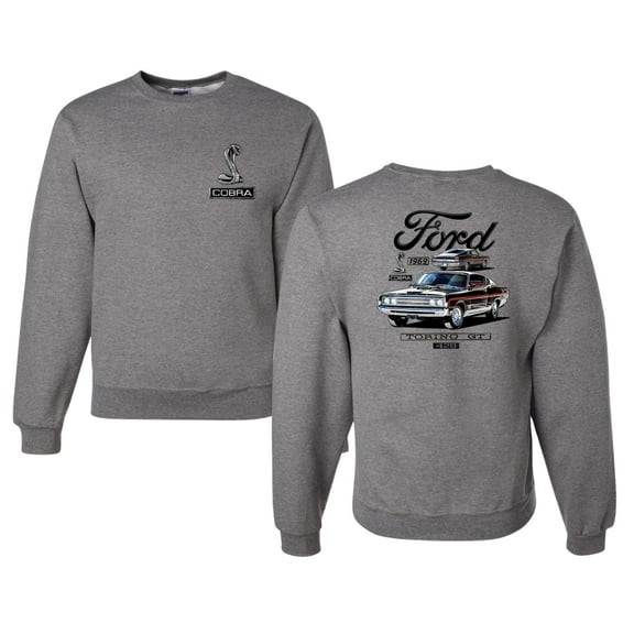 Wild Bobby Ford 1969 Torino GT 428 Classic Vintage Car Lover Unisex Crewneck Sweatshirt