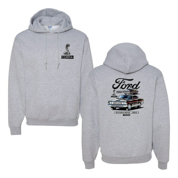 Wild Bobby Ford 1969 Torino GT 428 Classic Vintage Car Lover Unisex Hoodie Sweatshirt