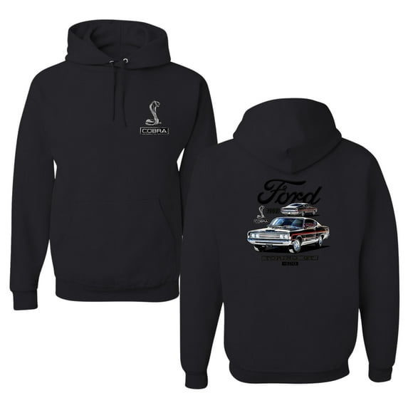 Wild Bobby Ford 1969 Torino GT 428 Classic Vintage Car Lover Unisex Hoodie Sweatshirt