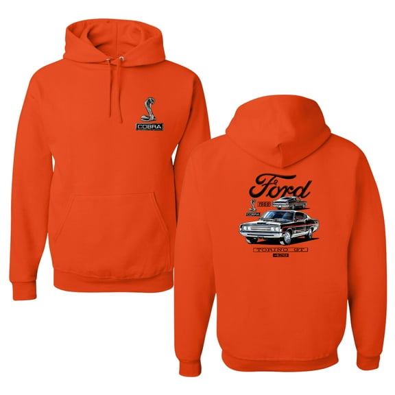 Wild Bobby Ford 1969 Torino GT 428 Classic Vintage Car Lover Unisex Hoodie Sweatshirt