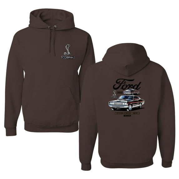 Wild Bobby Ford 1969 Torino GT 428 Classic Vintage Car Lover Unisex Hoodie Sweatshirt