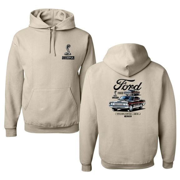 Wild Bobby Ford 1969 Torino GT 428 Classic Vintage Car Lover Unisex Hoodie Sweatshirt