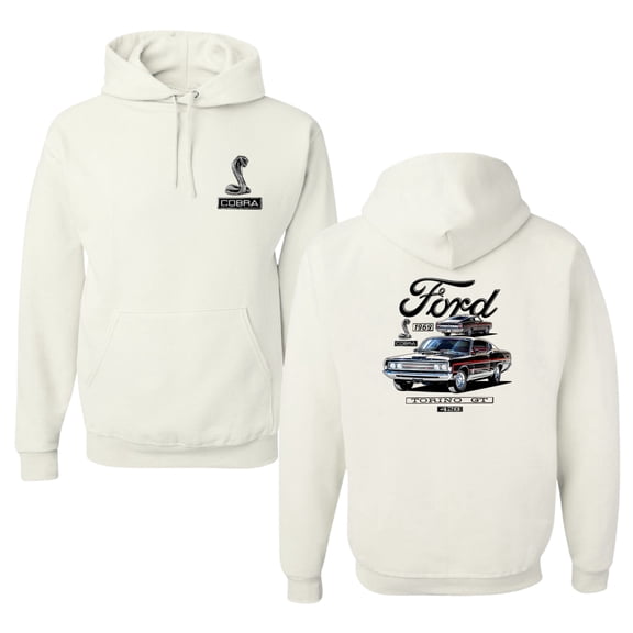 Wild Bobby Ford 1969 Torino GT 428 Classic Vintage Car Lover Unisex Hoodie Sweatshirt
