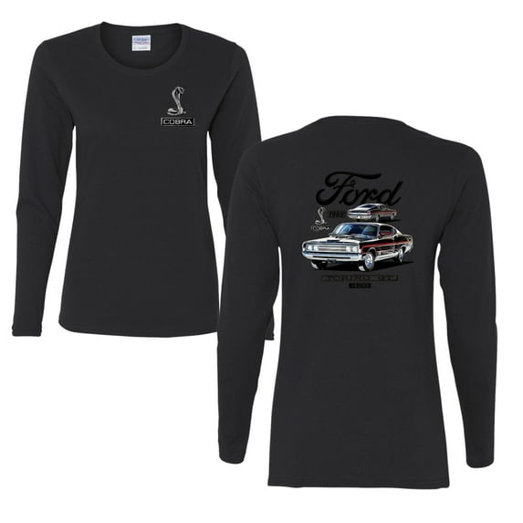 Wild Bobby Ford 1969 Torino GT 428 Classic Vintage Car Lover Women Graphic Long Sleeve Tee
