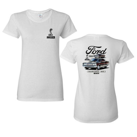 Wild Bobby Ford 1969 Torino GT 428 Classic Vintage Car Lover Women Graphic Tee