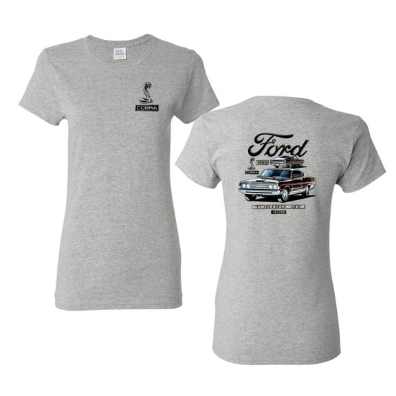 Wild Bobby Ford 1969 Torino GT 428 Classic Vintage Car Lover Women Graphic Tee